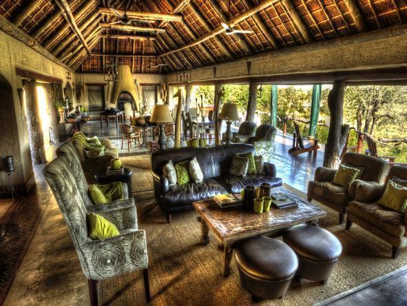 Simbambili Game Lodge - Lounge 